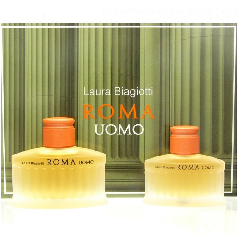 Laura Biagiotti Roma Uomo EDT 125 ML + Dopobarba Lozione 75 ML